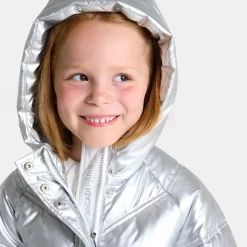 Manteau, Doudoune Et Veste-Jacadi Doudoune longue enfant fille - ARGENT