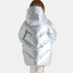 Manteau, Doudoune Et Veste-Jacadi Doudoune longue enfant fille - ARGENT