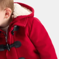 Manteaux, Vestes Et Combi Pilote|Manteaux, Vestes Et Combi Pilote-Jacadi Duffle coat bébé - ROUGE RUBIS