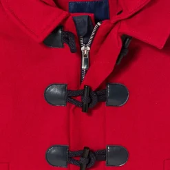 Manteaux, Vestes Et Combi Pilote|Manteaux, Vestes Et Combi Pilote-Jacadi Duffle coat bébé - ROUGE RUBIS