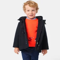 Manteaux, Vestes Et Combi Pilote-Jacadi Duffle coat bébé garçon - marine MARINE JACADI