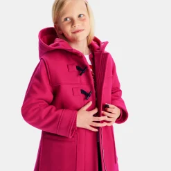 Manteau, Doudoune Et Veste-Jacadi Duffle-coat enfant fille en laine - ROSE GRENADINE