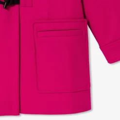 Manteau, Doudoune Et Veste-Jacadi Duffle-coat enfant fille en laine - ROSE GRENADINE