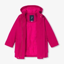 Manteau, Doudoune Et Veste-Jacadi Duffle-coat enfant fille en laine - ROSE GRENADINE