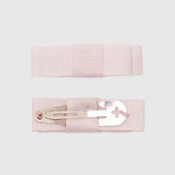 Accessoires-Jacadi Duo de barrettes bébé fille - rose pale ROSE PALE JACADI