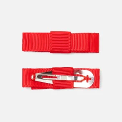 Accessoires-Jacadi Duo de barrettes bébé fille - ROUGE VIF