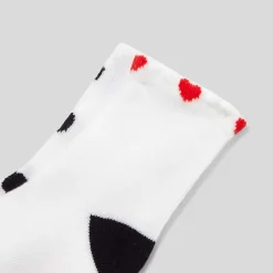 Accessoires-Jacadi Duo de chaussettes bébé fille BLANC/MULTICO
