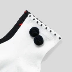 Accessoires-Jacadi Duo de chaussettes bébé fille BLANC/MULTICO