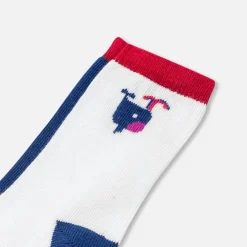 Accessoires-Jacadi Duo de chaussettes bébé garçon - lore MARINE/MULTICO