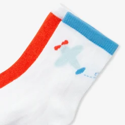 Accessoires-Jacadi Duo de chaussettes bébé garçon - BLEU/BLANC
