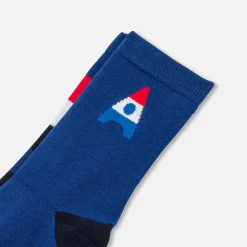 Accessoires-Jacadi Duo de chaussettes enfant garçon MULTICO