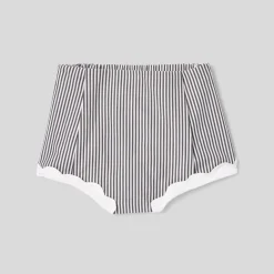 Combinaison, Barboteuse Et Ensemble-Jacadi Ensemble bébé fille à culotte rayée - BLANC/GRIS