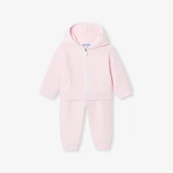 Combinaison Et Ensemble-Jacadi Ensemble bébé fille en maille piquée - rose poudre ROSE POUDRE JACADI