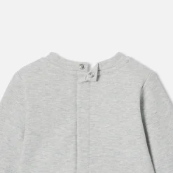 Combinaison, Barboteuse Et Ensemble-Jacadi Ensemble bébé garçon en molleton - GRIS/MARINE