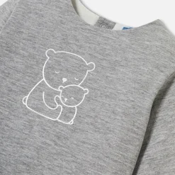 Combinaison, Barboteuse Et Ensemble-Jacadi Ensemble confort bébé en jersey - gris chine clair GRIS CHINE CLAIR JACADI