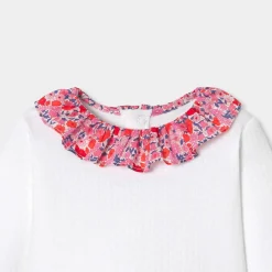 Combinaison, Barboteuse Et Ensemble-Jacadi Ensemble confort bébé fille en double jersey - blanc BLANC JACADI