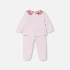 Combinaison, Barboteuse Et Ensemble-Jacadi Ensemble confort bébé fille - rose pale ROSE PALE JACADI