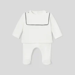 Combinaison, Barboteuse Et Ensemble-Jacadi Ensemble confort bébé garçon - blanc BLANC JACADI