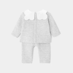 Combinaison, Barboteuse Et Ensemble-Jacadi Ensemble pantalon bébé fille - gris chine clair GRIS CHINE CLAIR JACADI
