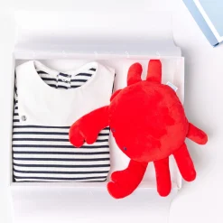 Combinaison, Barboteuse Et Ensemble-Jacadi Ensemble pantalon bébé garçon - MARINE/BLANC