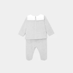Combinaison, Barboteuse Et Ensemble-Jacadi Ensemble pantalon bébé garçon - gris chine clair GRIS CHINE CLAIR JACADI