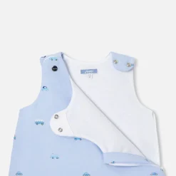 Gigoteuse, Couverture|Gigoteuses Et Couvertures-Jacadi Gigoteuse 0-6 mois en coton - lore BLEU DEAU/MULTICO