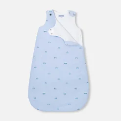 Gigoteuse, Couverture|Gigoteuses Et Couvertures-Jacadi Gigoteuse 0-6 mois en coton - lore BLEU DEAU/MULTICO