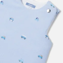 Gigoteuse, Couverture|Gigoteuses Et Couvertures-Jacadi Gigoteuse 0-6 mois en coton - lore BLEU DEAU/MULTICO