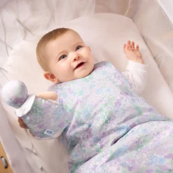 Gigoteuse, Couverture|Gigoteuses Et Couvertures-Jacadi Gigoteuse 0-6 mois en tissu Liberty - lore BLANC/MULTICO