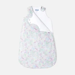 Gigoteuse, Couverture|Gigoteuses Et Couvertures-Jacadi Gigoteuse 0-6 mois en tissu Liberty - lore BLANC/MULTICO