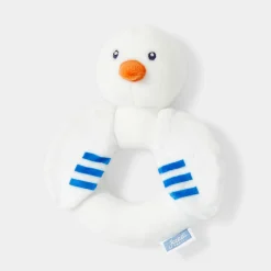 Doudou, Peluche|Eveil, Doudou Et Peluche-Jacadi Hochet anneau mouette - BLANC/BLEU