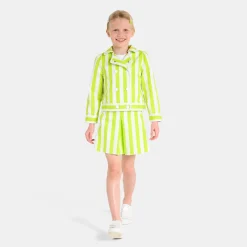 Robe Et Jupe-Jacadi Jupe-culotte enfant fille - BLANC/VERT
