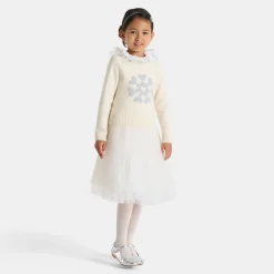 Robe Et Jupe-Jacadi Jupon en tulle enfant fille - BLANC/OR
