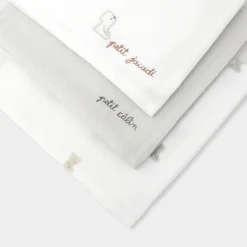 Bavoirs Et Langes-Jacadi Lot de 3 langes - blanc BLANC JACADI