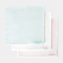 Bavoirs Et Langes-Jacadi Lot de 3 langes en coton - lore BLANC/MULTICO