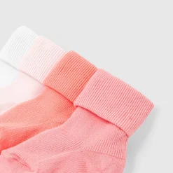 Accessoires-Jacadi Lot de 4 paires de chaussettes bébé fille - lore MULTICO