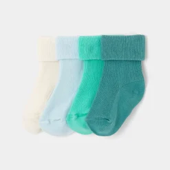 Accessoires-Jacadi Lot de 4 paires de chaussettes bébé garçon - lore MULTICO