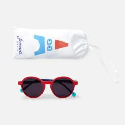 Accessoires|Lunettes De Soleil-Jacadi Lunettes de soleil enfant - MARINE/ROUGE