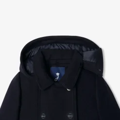 Manteau, Doudoune Et Veste-Jacadi Manteau enfant fille en laine - marine MARINE JACADI
