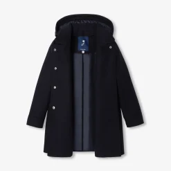 Manteau, Doudoune Et Veste-Jacadi Manteau enfant fille en laine - marine MARINE JACADI