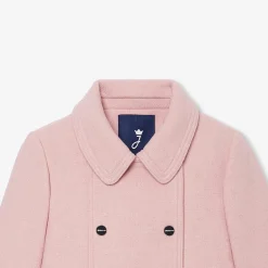 Manteau, Doudoune Et Veste-Jacadi Manteau enfant fille en laine - ROSE CHINE