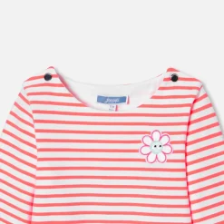 T-Shirt Et Polo-Jacadi Marinière bébé fille - BLANC/CORAIL