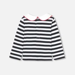 T-Shirt Et Polo-Jacadi Marinière bébé fille - BLANC/MARINE