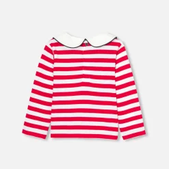 T-Shirt Et Polo-Jacadi Marinière bébé fille - BLANC/ROUGE