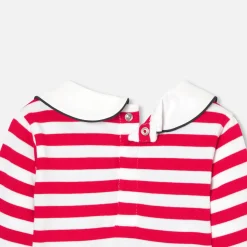 T-Shirt Et Polo-Jacadi Marinière bébé fille - BLANC/ROUGE