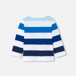 T-Shirt Et Polo-Jacadi Marinière bébé garçon - BLANC/MARINE