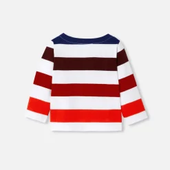 T-Shirt Et Polo-Jacadi Marinière bébé garçon - BLANC/ROUGE