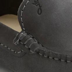 Chaussures Basses|Chaussures-Jacadi Mocassins enfant garçon en nubuck - gris anthracite GRIS ANTHRACITE JACADI