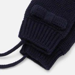 Accessoires-Jacadi Moufles bébé fille en tricot - marine MARINE JACADI