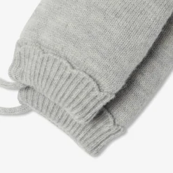 Accessoires-Jacadi Moufles bébé fille en tricot - gris chine clair GRIS CHINE CLAIR JACADI